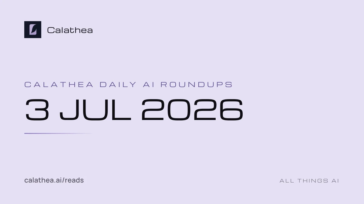 Daily AI Roundups, 3 July 2026 cover