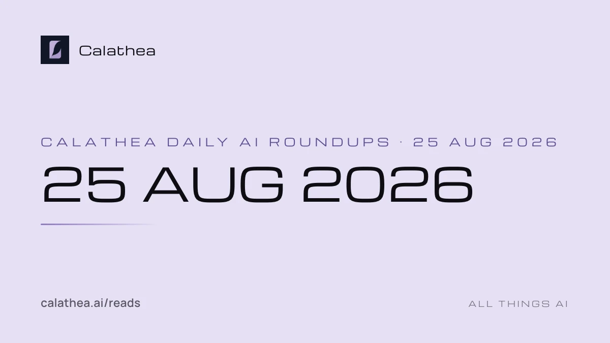 Daily AI Roundups, 25 August 2026 cover