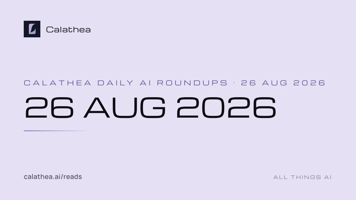 Daily AI Roundups, 26 August 2026 cover