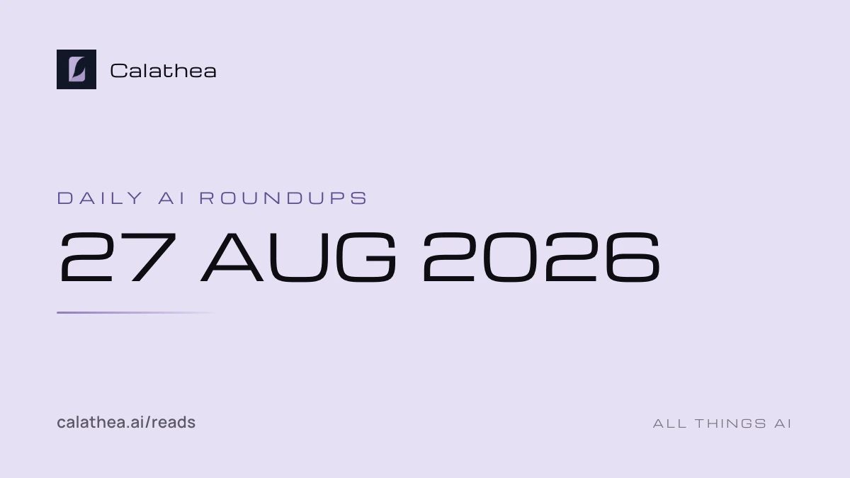 Daily AI Roundups, 27 August 2026 cover