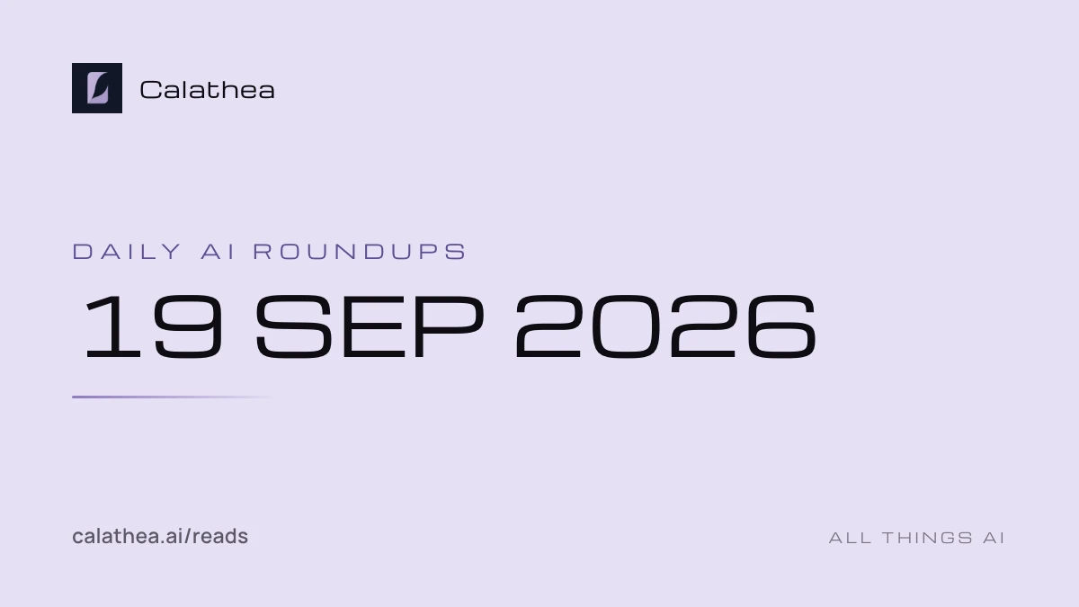 Daily AI Roundups, 19 September 2026 cover